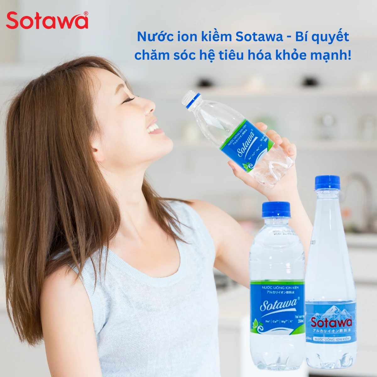 Bí quyết chăm sóc hệ tiêu hóa khỏe mạnh từ nước ion kiềm Sotawa